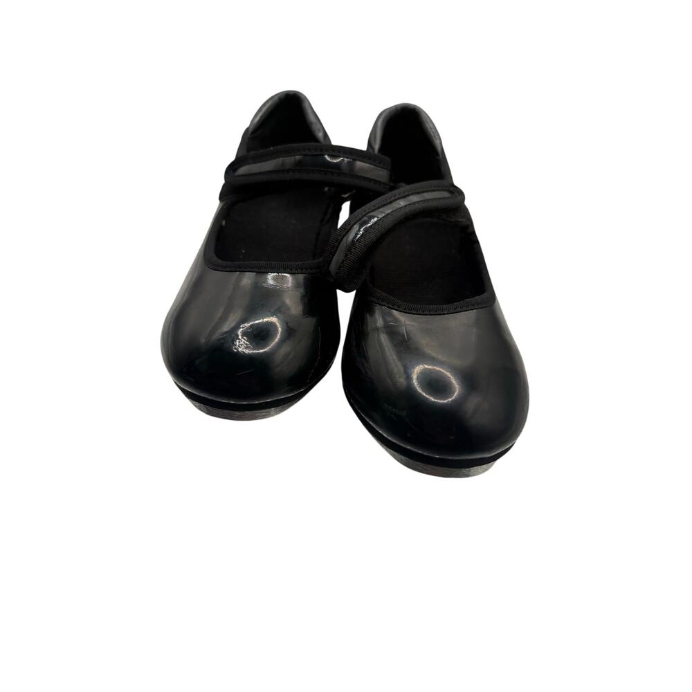 Black Mary Jane Tap Shoes Girls Size 12C Dance Recital Practice Performance